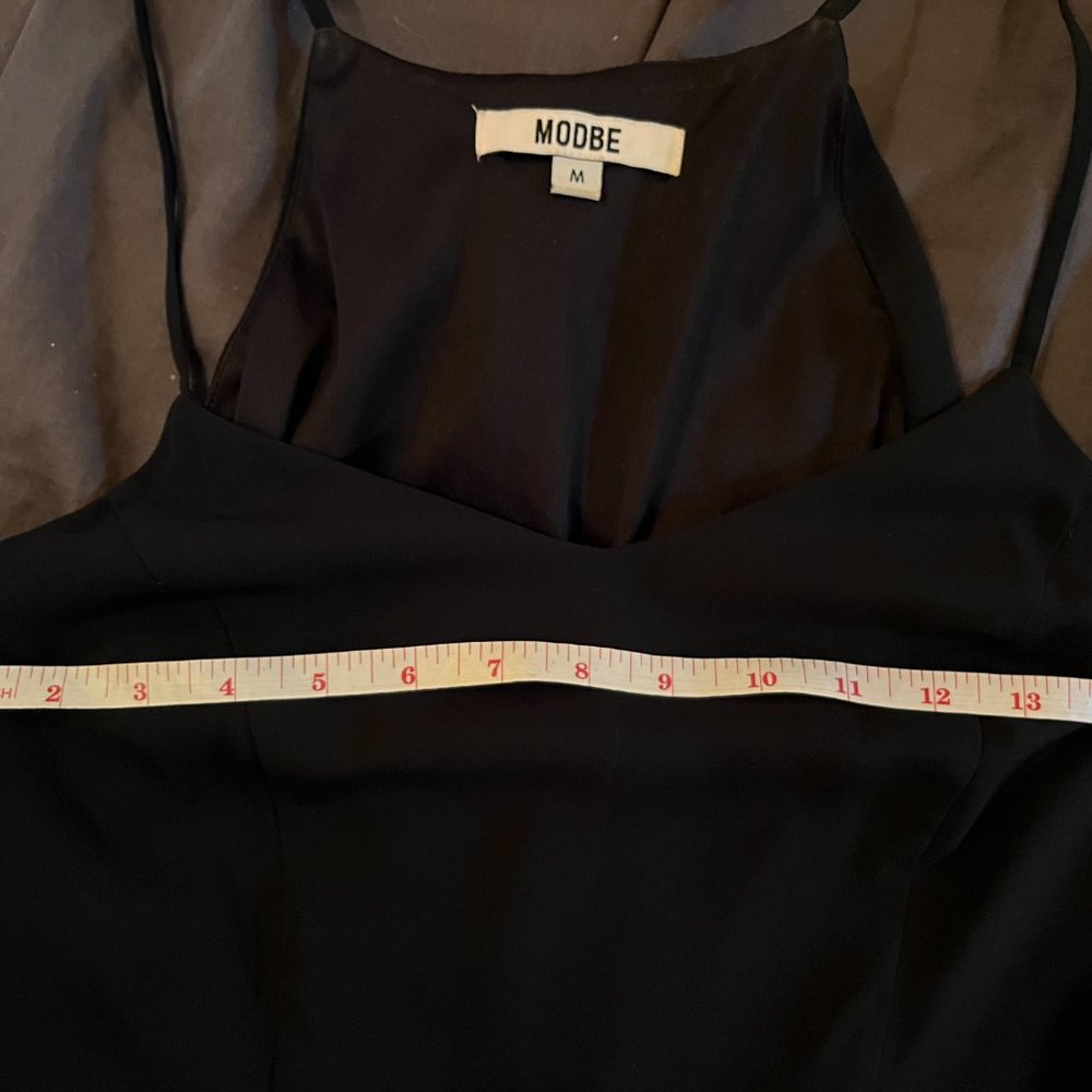 Modbe Black Razorback A-Line Dress - Picture 3 of 6